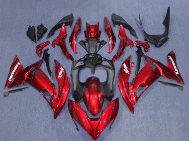 Acheter Carénage Moto Kawasaki Ninja 650 EX650 2017-2019 - Rouge Noir Blanc
