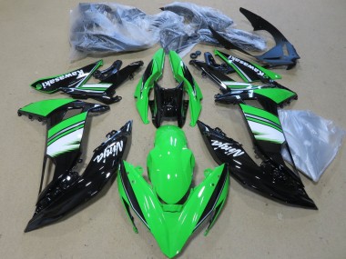 Acheter Carénages Moto Kawasaki Ninja 650 EX650 2017-2019 - Vert Blanc Noir Brillant
