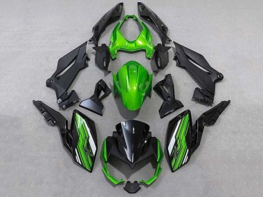 Acheter Carénages Moto Kawasaki Z400 2018-2024 - Vert Blanc Noir