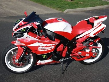 Acheter Carénages Moto Yamaha YZF R1 2012-2014 - Blanc Rouge Noir Vert Milwaukee Maxxis Monstre