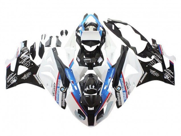 Carénages Moto BMW S1000RR 2009-2014 - Blanc Rouge Bleu Noir Brillant Motorrad