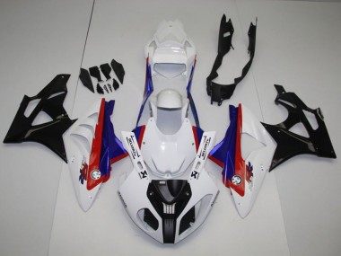 Acheter Kits Complet Carénage Moto BMW S1000RR 2009-2014 - Blanc Rouge Bleu Noir Brillant