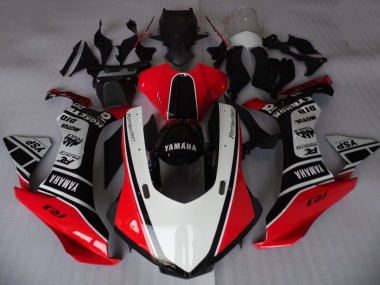 Acheter Carénages Moto Yamaha YZF R1 2015-2019 - Blanc Rouge Noir Motul YSP