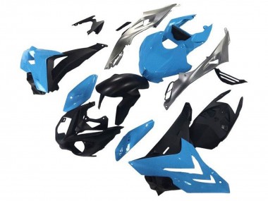 Acheter Carénages Moto BMW S1000RR 2015-2016 - Argent Bleu Noir Mat