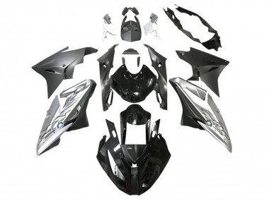 Acheter Carénages Moto BMW S1000RR 2015-2016 - Argent Noir Brillant Noir Mat
