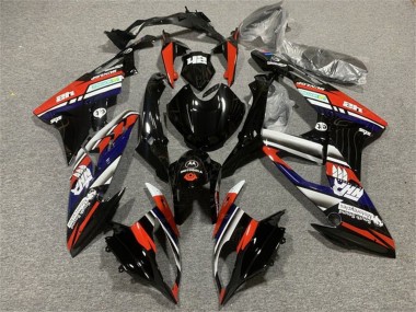 Acheter Carénages Moto BMW S1000RR 2015-2016 - Blanc Rouge Bleu Noir Brillant Bande