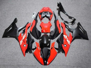 Acheter Carénage Moto BMW S1000RR 2019-2022 - Rouge Blanc Noir Mat