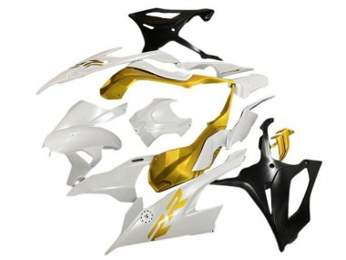 Acheter Carénages Moto BMW S1000RR 2019-2022 - Blanc Or Noir Mat