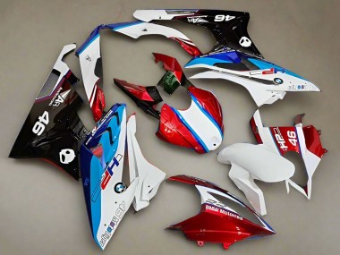 Acheter Carénages Moto BMW S1000RR 2019-2022 - Blanc Rouge Bleu HP