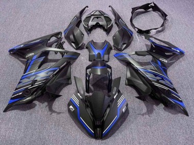 Acheter Carénages Moto BMW S1000RR 2019-2022 - Noir Mat Bleu Blanc Bande