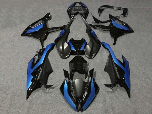 Carénages Moto BMW S1000RR 2019-2022 - Noir Bleu Métallisé