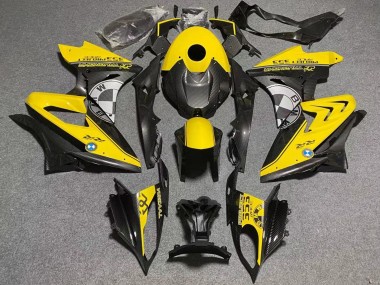 Acheter Carénages Moto BMW S1000RR 2019-2022 - Jaune Fausse Fibre de Carbone