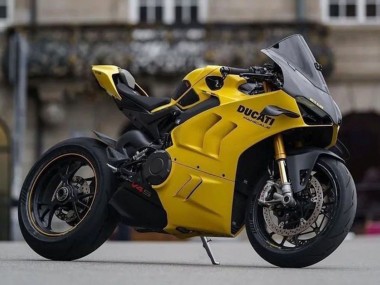 Acheter Carénages Moto Ducati Panigale V4 V4S 2022-2024 - Jaune Noir