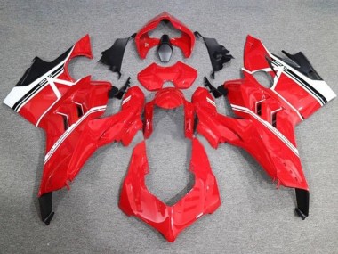 Acheter Carénages Moto Ducati Panigale V4 V4S 2020-2021 - Blanc Rouge Noir Brillant Bande
