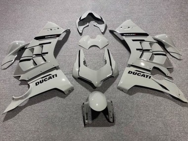 Acheter Carénages Moto Ducati Panigale V4 V4S 2020-2021 - Gris Noir Brillant