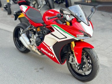 Acheter Carénages Moto Ducati Supersport 939/939S 2017-2022 - Rouge Blanc Vert Bande