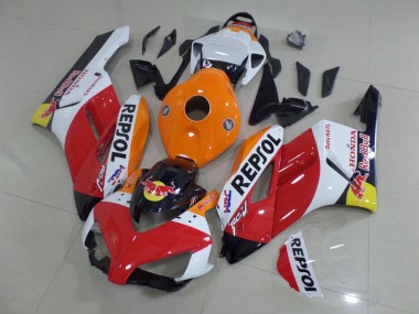 Acheter Carénages Moto Honda CBR1000RR 2004-2005 - Orange Blanc Rouge Noir Brillant Repsol Red Bull HRC