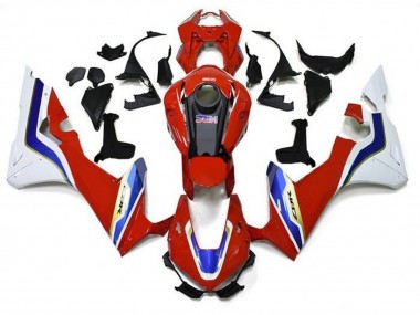 Acheter Carénages Moto Honda CBR1000RR 2017-2023 - Blanc Rouge Bleu Or