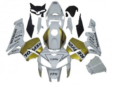 Acheter Carénages Moto Honda CBR600RR 2005-2006 - Blanc Or Repsol