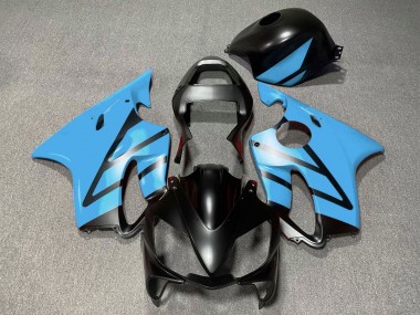 Acheter Carénages Moto Honda CBR600 F4i 2001-2003 - Bleu Clair Noir Mat