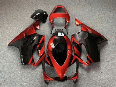 Acheter Carénages Moto Honda CBR600 F4i 2001-2003 - Rouge Noir Brillant