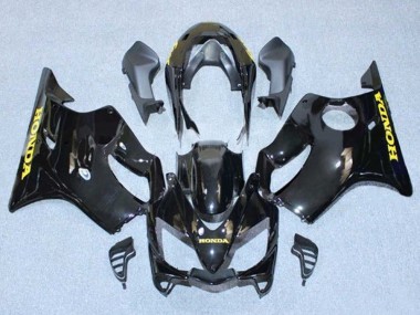 Acheter Carénages Moto Honda CBR600 F4i 2004-2007 - Noir Brillant Or Décalque