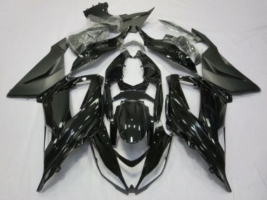 Acheter Carénage Moto Kawasaki ZX6R 2013-2018 - Noir Brillant Noir Mat