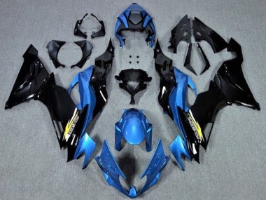 Acheter Carénages Moto Kawasaki ZX6R 2019-2022 - Bleu Noir Brillant Jaune
