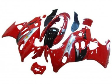 Acheter Carénages Moto Suzuki GSX600F/GSX750F 2004-2006 - Rouge Argent Noir