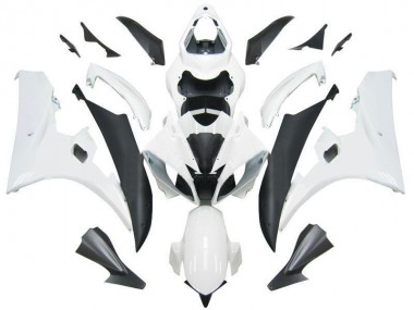 Acheter Carénages Moto Yamaha YZF R6 2006-2007 - Blanc Noir Mat