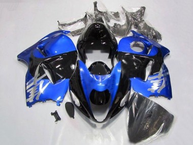 Acheter Carénages Moto Suzuki GSXR 1300 Hayabusa 1996-2007 - Bleu Chrome Noir