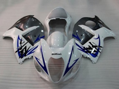 Acheter Carénages Moto Suzuki GSXR 1300 Hayabusa 2008-2020 - Blanc Bleu Gris