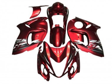 Acheter Carénages Moto Suzuki GSXR 1300 Hayabusa 2008-2020 - Rouge Argent Blanc