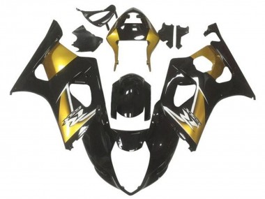 Acheter Carénages Moto Suzuki GSXR 1000 2003-2004 - Or Noir Brillant