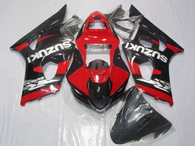 Acheter Carénages Moto Suzuki GSXR 1000 2003-2004 - Rouge Noir Argent