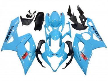 Acheter Carénages Moto Suzuki GSXR 1000 2005-2006 - Bleu Clair Noir Rouge
