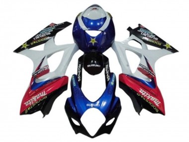 Acheter Carénages Moto Suzuki GSXR 1000 2005-2006 - Blanc Rouge Bleu Makita