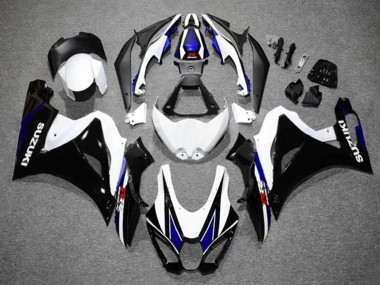 Acheter Carénages Moto Suzuki GSXR1000 2017-2024 - Blanc Bleu Noir