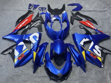 Acheter Carénages Moto Suzuki GSXR 1000 2009-2016 - Bleu Rouge Blanc Jaune