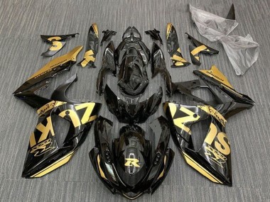 Acheter Carénages Moto Suzuki GSXR 1000 2009-2016 - Or Noir Brillant
