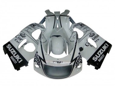 Acheter Carénages Moto Suzuki GSXR 600 / GSXR 750 1996-2000 - Blanc Noir Tribal Corona