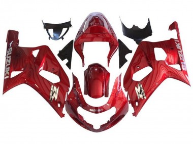 Acheter Carénages Moto Suzuki GSXR 600 / GSXR 750 2001-2003 - Rouge Chrome