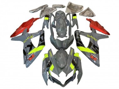 Acheter Carénages Moto Suzuki GSXR 600 / GSXR 750 2008-2010 - Nardo Gris Jaune Néon Rouge Noir