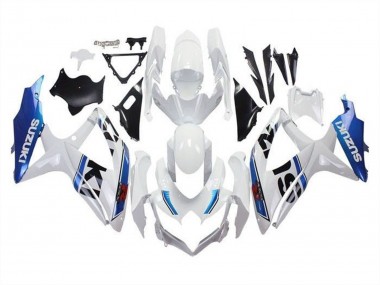 Acheter Carénages Moto Suzuki GSXR 600 / GSXR 750 2008-2010 - Blanc Bleu Bande