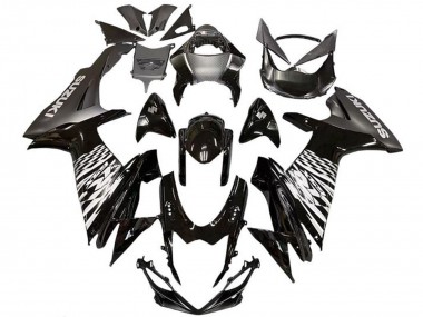 Acheter Carénages Moto Suzuki GSXR 600 / GSXR 750 2011-2024 - Noir Brillant Argent