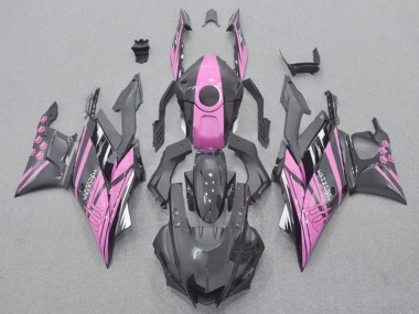 Acheter Carénages Moto Yamaha YZF R3/R25 2019-2021 - Rose Noir Monstre