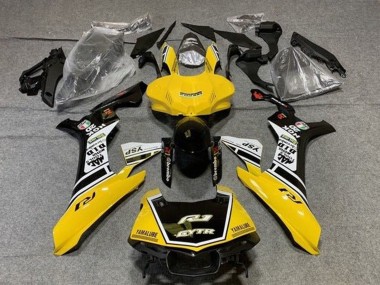 Acheter Carénages Moto Yamaha YZF 1000 R1 2015-2019 - Jaune Blanc Noir GYTR