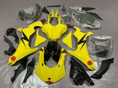 Acheter Carénages Moto Yamaha YZF 1000 R1 2015-2019 - Jaune Rouge Pikachu
