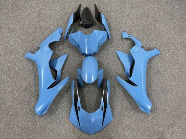 Acheter Carénages Moto Yamaha YZF 1000 R1 2015-2019 - Bleu Clair Noir Brillant