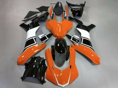 Acheter Carénages Moto Yamaha YZF 1000 R1 2015-2019 - Blanc Orange Noir Brillant